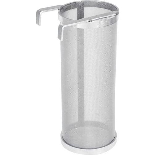 300 Micron Stainless Steel Homemade Brew Beer Hop Mesh Filter Strainer with Hook For Homemade Brew Home Coffee Dry Hopper