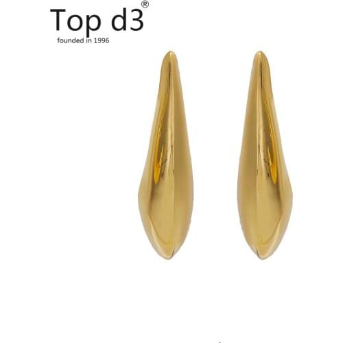 Top d3 Viennois Group Vintage Earrings Large for Women Statement Earrings Geometric Gold Earrings African Trend Fashion Jewelry