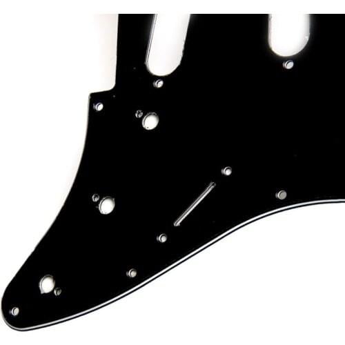 New 3 Ply Electric Guitar Pickguard Black Scratch Plate for strat hot selling Drop Ship