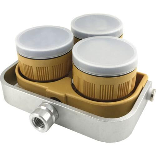 Triple Prism for Topcon Sokkia Trimble Nikon Total Stations Offset 0mm or -30mm All Metal Holder Accept Screw-in Prism