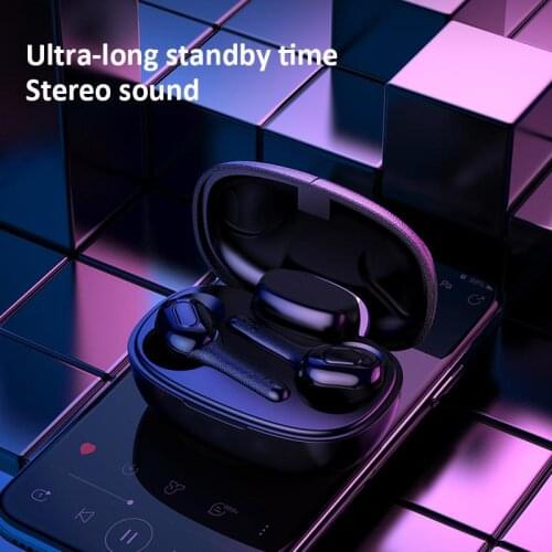 T9S TWS Bluetooth Earphone Wireless Sport Earbuds BT 5.0 In-Ear Headset Support Binaural HD Call with 380mAh Charging Box