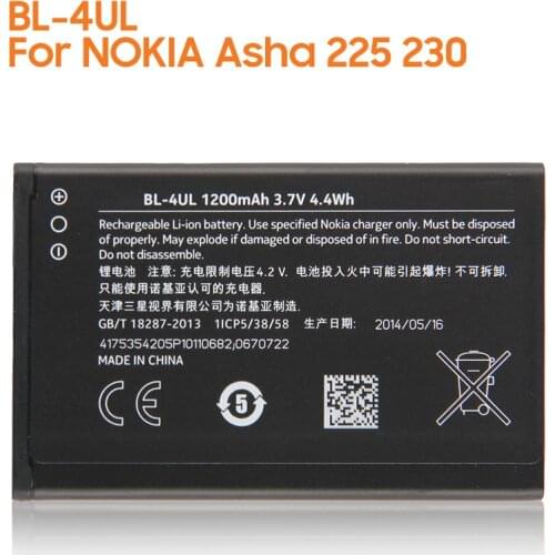 Yelping BL-4UL Phone Battery For Nokia Asha 225 230 Authenic Battery 1200mAh