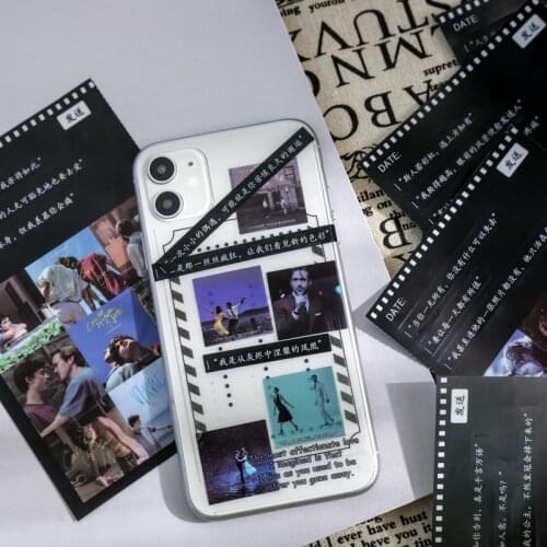 Yoofun 6pcs/pack Cloud Stickers Waterproof PET Stickers Cup Phone Diary Scrapbooking Journal Decoration Label shanggu Stickers