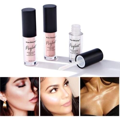 Liquid High-gloss Lying Silkworm Brightening Liquid Concealer 3d Face Long-lasting Shining Makeup Forehead And Nose Liquid Found