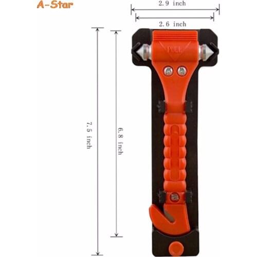 1PCS Portable Survival Safety Hammer Camping Driving Car Seat Belt Cutter Emergency Escape Hammer to Break Window Glass