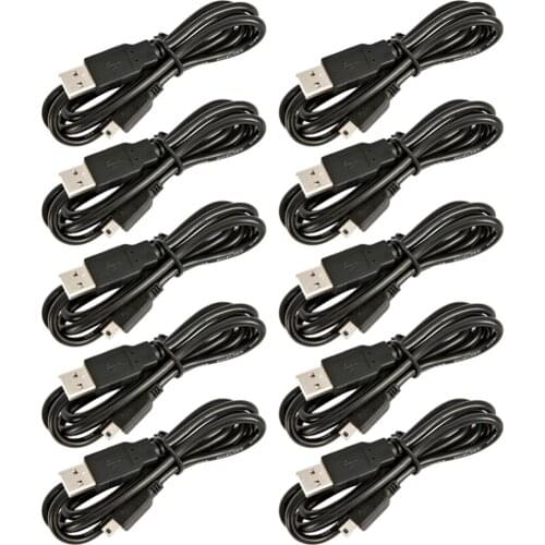 10PCS/Lot Mini Universal USB Charge Charging Cable For Sony PS3 Controller and Digital Camera 39.44" Long generic Data Cable