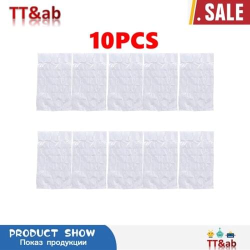 10Pcs/Pack Ice Cube Mold Disposable Self-Sealing Ice Cube Bags Transparent Faster Freezing Ice-making Mold Bag Kitchen Gadgets