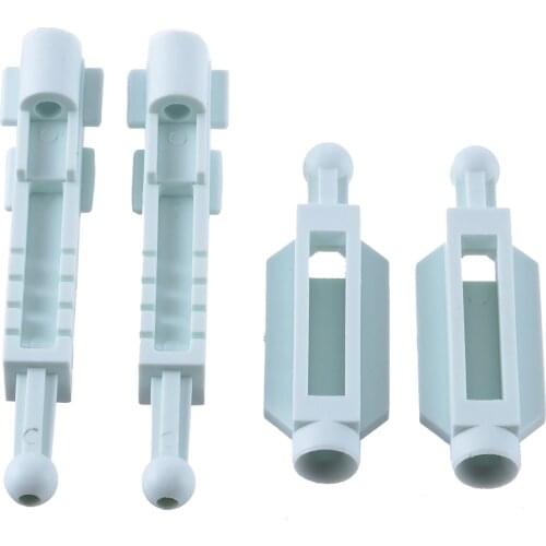 2Pair White Plastic Car Headlight Adjuster Mounting Bracket Front Headlamp Repairing Kit For BMW E39 5 Series 63120027924