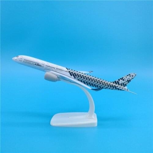 20cm A350-900XWB Carbon Fiber Prototype Airlines Aircraft Model Prototype Diecast Model Airplane Aircraft Scale Models