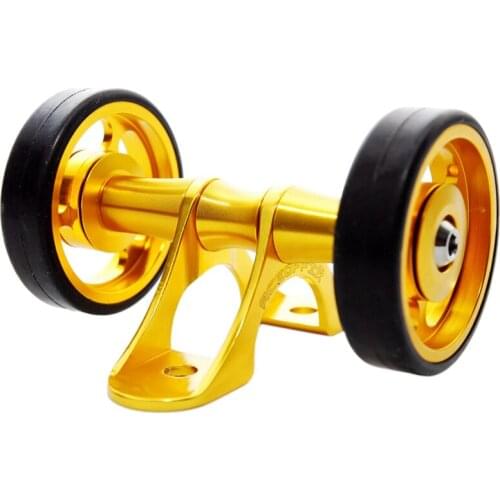 ACEOFFIX Folding Bike Easywheel Bicycle Mudguard Wheel Double Lightweight Wheels For Brompton