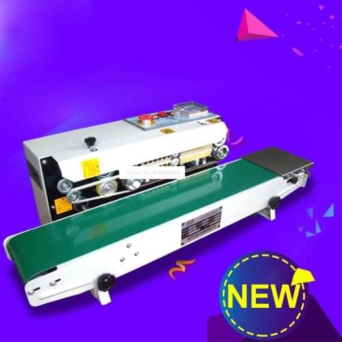 FR800 Automatic Sealing Machine Aluminum Foil Plastic Bag Continuous Film Sealing Machine Food Packing Machine 110V/220V 780W