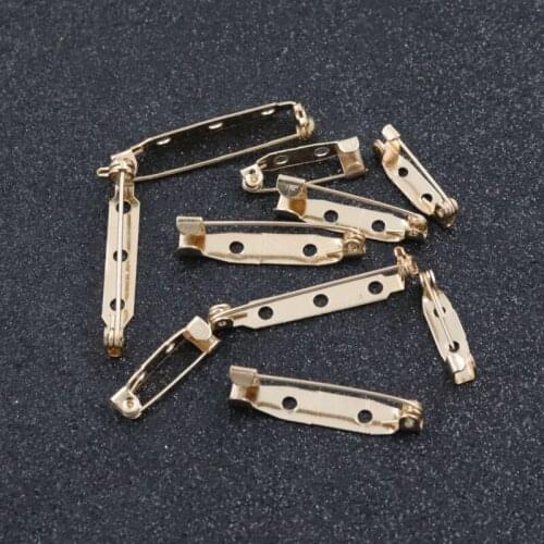 50 Gram Rose Gold Mixed Size Mixed Lock Brooch Base Pin For Jewelry Making Finding Diy Hand Made Brooch Accessoriese Wholesale