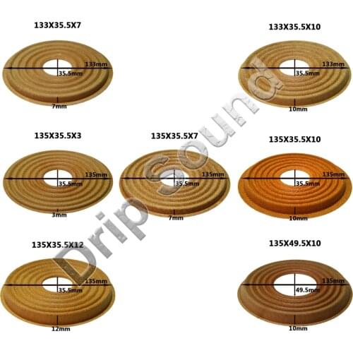 2pcs 133x35.5/135x35.5/135x49.5mm Elastic Wave Loudspeaker Subwoofer Woofer Bass Speaker Repair Spider Damper