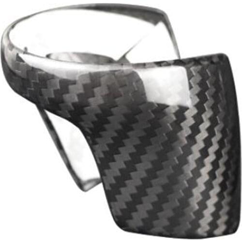 For Mazda Atez CX-3 CX-4 CX-5 CX-8 Car Carbon Fiber Back Gear Shift Knob Cover Trim Fit Decoration Sticker Accessories