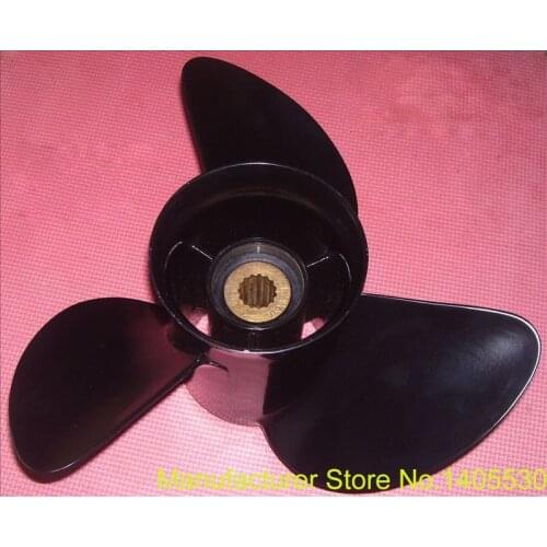 Quality Stainless Steel Black Color Propeller for Yamaha 4 stroke 150-225 outboard motors Model No. 133/4x17-M2