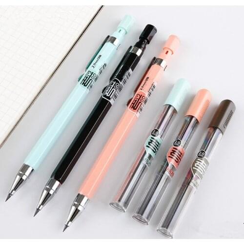 1PC Creative Candy Color Mechanical Pencil 2.0mm Kawaii Pencils For Writing Kids Girls Gift School Supplies Korean Stationery