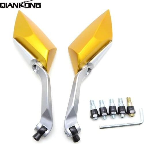 Motorcycle Mirror Rear View Mirror Side Mirrors 8mm 10mm FOR YAMAHA FZ09 MT-09 FZ07 MT-07 FZ-10 MT-10 V-MAX1700 MT01 V-MAX1200