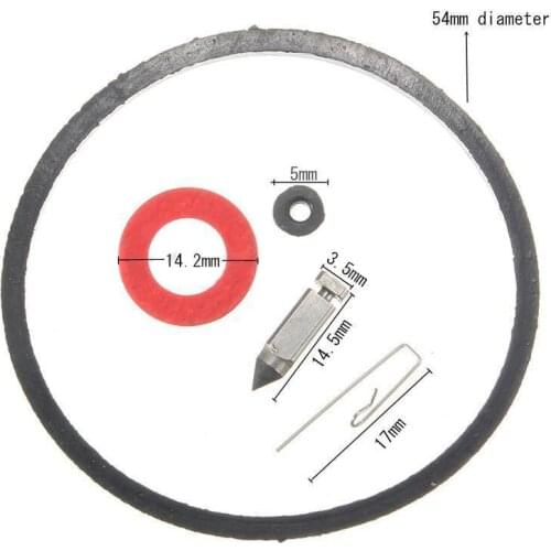 New 5pcs Carburetor Repair Kit Needle & Seat Bowl Gasket Replace For Tecumseh 631021A&B Compatible Tecumseh Carburetors V40, V50