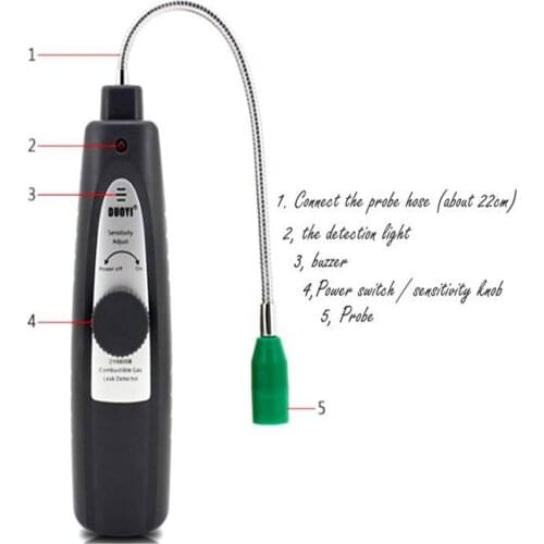 Portable Combustible Gas Leak Detector Price for Methane Alcohol Ammonia Steam Naphtha tester Gas Analyzer