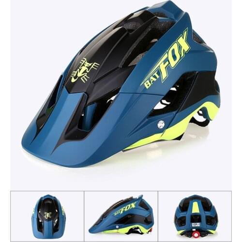 BATFOX Bike Helmet 2021 Breathable Outdoor Sports Overall Molded Mountain Road Helmets Ultralight Bicycle Cycling Helmet Casco
