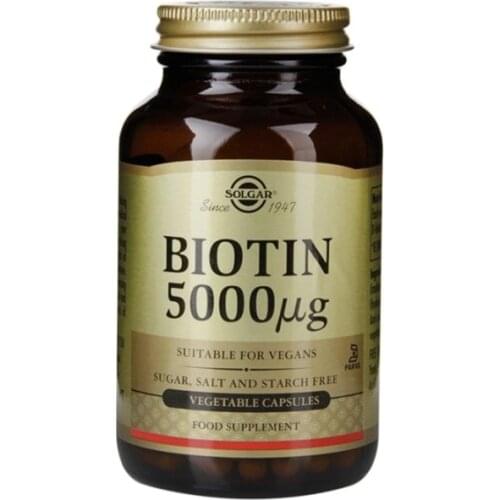 Solgar Biotin 5000 mcg 50 Capsules