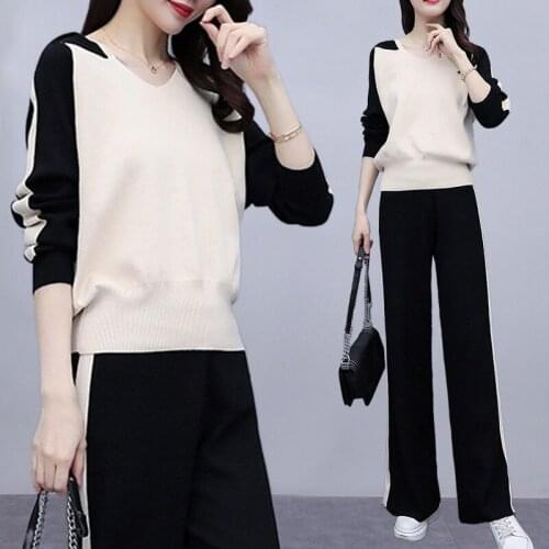 Spring Woman Casual Loose Sweatshirt and Harem Pants Tracksuit Plus Size 4XL Female Two Piece Sets Sweatsuit Women Outfit H983
