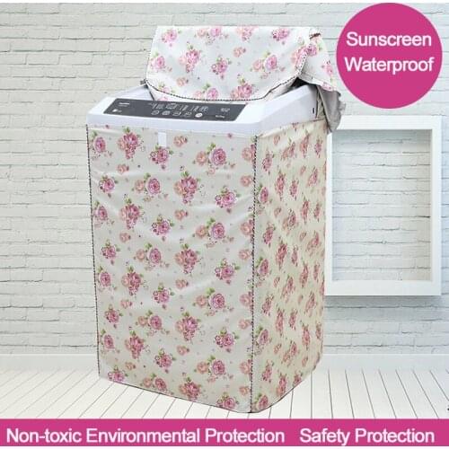Oxford Cloth Sunscreen Washing Machine Dust-proof Waterproof Cover For Pulsator Washing Machine Protective Case