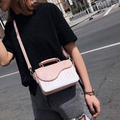 Cute Piano Pattern Shoulder Crossbody Bag PU Leather for Women Mobile Phone XR-Hot