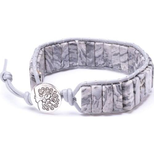 1PC Hand-woven single-layer leather bracelet DIY creative original design Bohemian simple Instagram niche design Drop Shipping