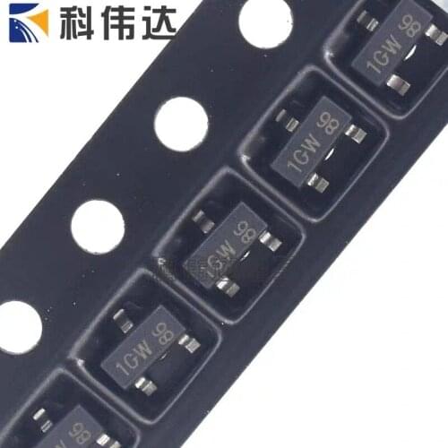 200pcs/lot Original genuine BC847C, 215 screen printing 1GW BC857C 3GW SOT-23 45V/100mA patch transistor free shipping