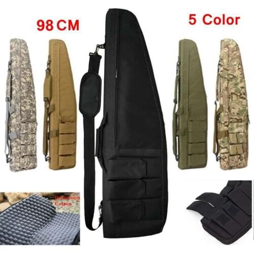 2018 Tactical 98cm Airsoft Rifle Bag Hunting Shooting Gun Protection Bag Military Army Case Backpack Slip Bevel Carry Bag