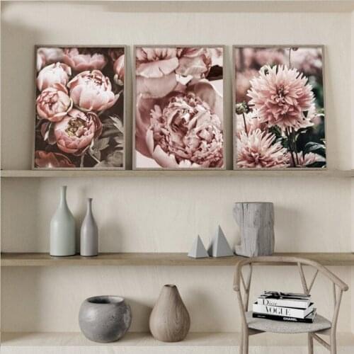 Peony flower diamond embroidery mosaic 5d Floral diy diamond painting full square round cross stitch wedding decorationZP-1420
