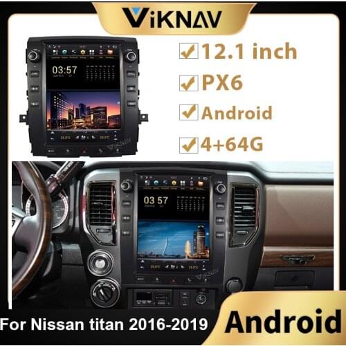 PX6 Android car radio stereo receiver for nissan titan 2016 2017 2018 2019 car multimedia player head unit tape recorder 2din