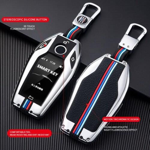 Car Key Case Cover Key Bag For Bmw 1 3 5 7 Series X1 X3 X5 X6 X7 F30 G20 F34 f31 G30 G01 F15 G05 I3 M4 Accessories Car-Styling