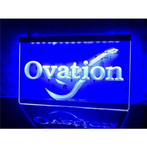 K170- Ovation Guitars Acoustic Music Led Light Sign