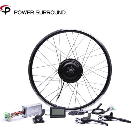 Electric Bike Kit 48v500w Shengyi Dgw22c Rear Cassette Electric Bike Conversion Kit Brushless Hub Motors 20'' 26'' 28
