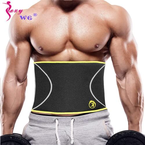 SEXYWG Body Shaper Slim Waist Trainer Back Support Belt Men Neroprene Sauna Shapewear Brace Weight Loss Strap Slimming Sport Top
