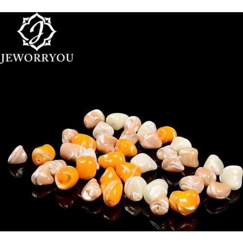 Natural loose stone beads tridacna straight hole shape hand-carved Spiral shell beads jewelry making Bracelet DIY wholesale