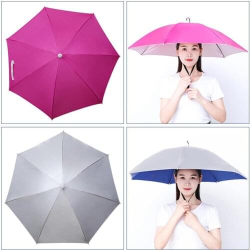 New Fishing Cap Outdoor Sport Umbrella Hat Hiking Camping Headwear Cap Head Hats Foldable Sunscreen Shade Foldable Umbrella Hat
