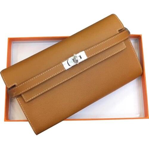 New style leather womens clutch long handbags wallets designer wallets ladies luxury brand fashion money mobile phone bags sac