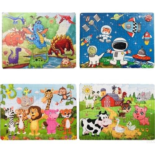 New Kids Puzzles Age 3-8 | 60 Piece Puzzles Preschool Educational Learning Toys for Toddlers | Wooden Jigsaw Puzzles Toy Set