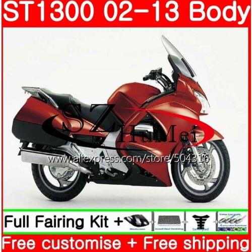 Fairing For HONDA STX1300 ST1300 Pan European 02 03 04 05 06 111SH.1 ST-1300 ST 1300 Orange 2000 2001 2002 2003 2004 2005 2006