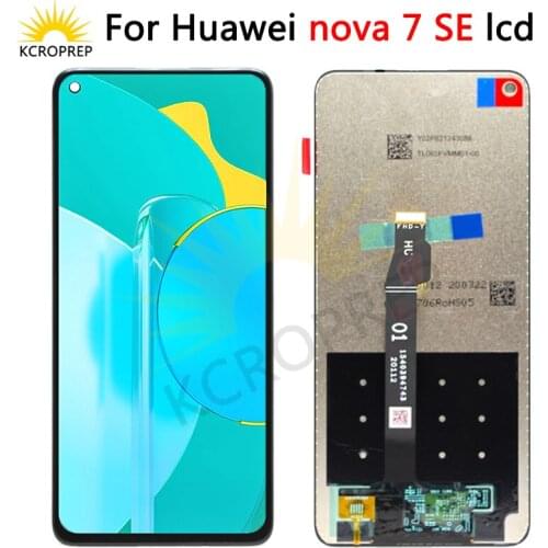 Original 6.5''lcd display for huawei nova 7 se lcd display with touch screen digitizer Assembly for nova 7se lcd