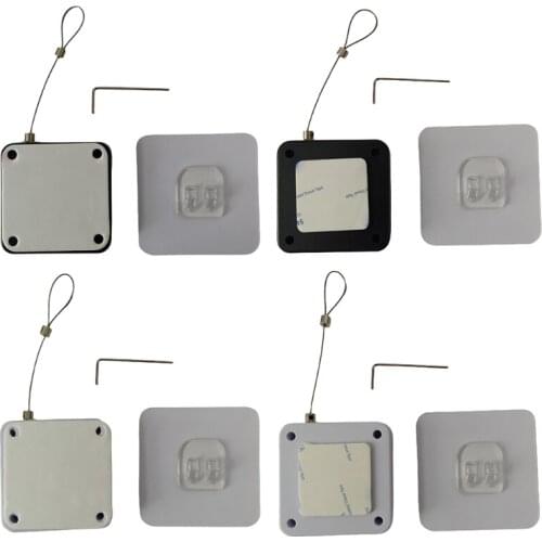 Punch-free Automatic Sensor Door Closer Drawstring Square Retractable Cable Box Bracket Door Automatic Closer Home Improvement A