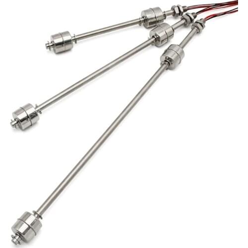 Double Ball Float Switch Tank Liquid 6 Size Pool Water Level Sensor Stainless Steel Float Switch Tank Pool Flow Sensors