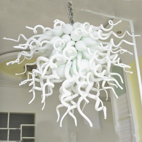 Modern Milk White Chandeliers LED Bulbs Lampe Design Home Lighting Pendant LightsFixtures Lamp Decoration Salon