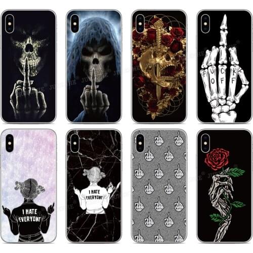 Middle Finger Case For Alcatel 3 3L 3V 3X 1 3C 1C 1X 1V 1S 2019 Back Cover For Alcatel 1SE 1S 1V 3L 3C 1A 1B 2020 Phone Case