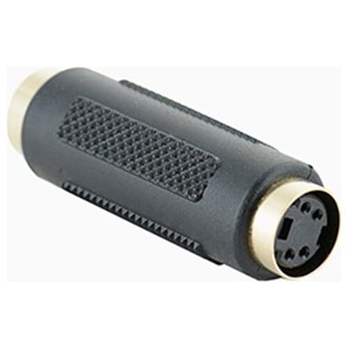 Common 4 Pin S-Video Female To S-Video Female Adapter Mini AV Plug Composite Video Extension Converter