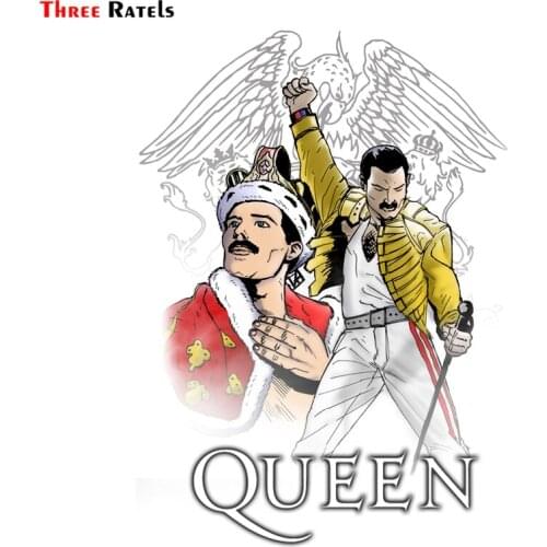 Three ratels FTC-813# 12x17.8cm Freddie Mercury Bohemian Rhapsody QUEEN pvc Vinyl Decal Car Window Wall computer Sticker