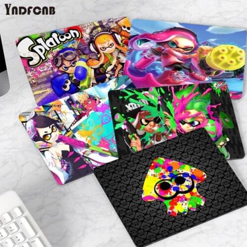 YNDFCNB New Designs Splatoon Rubber Mouse Durable Desktop Mousepad Smooth Writing Pad Desktops Mate gaming mouse pad